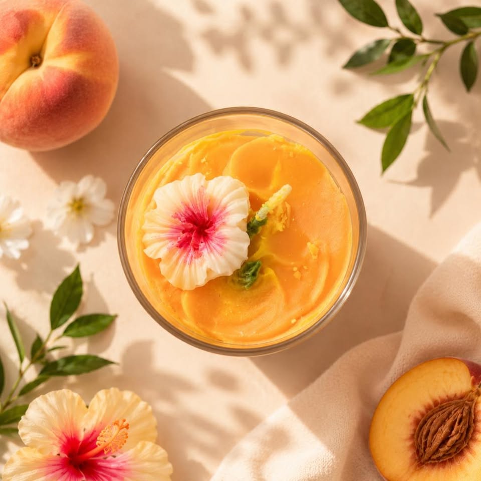 Peach Sunset Coctail