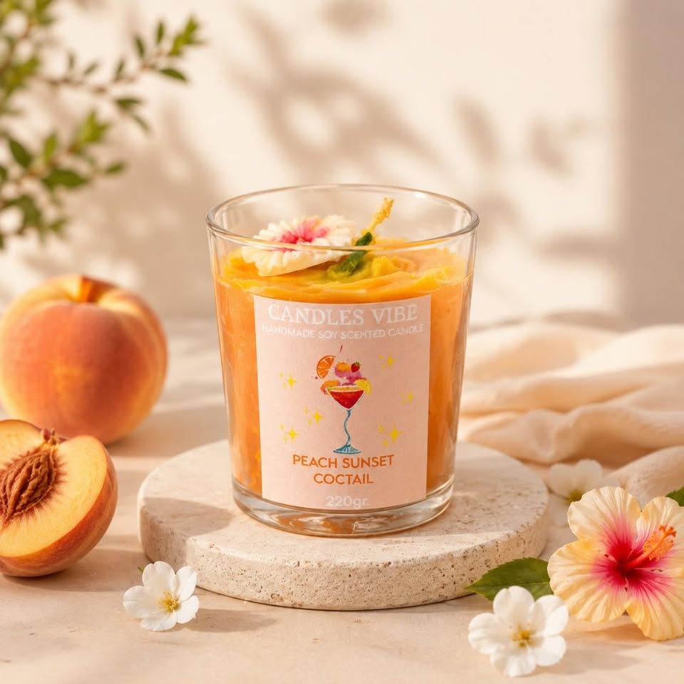 Peach Sunset Coctail
